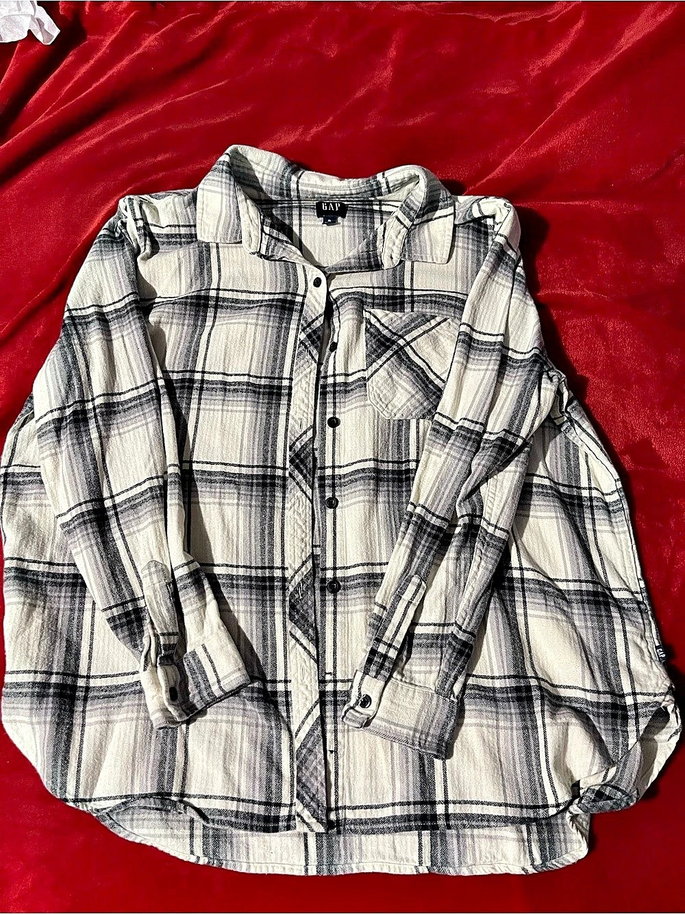 Gap Plaid Button Down Shirt